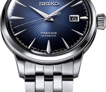 Seiko Presage Cocktail Time blue sunburst dial