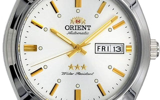 Orient Tristar Classic RA-AB0E10S silver dial automatic watch