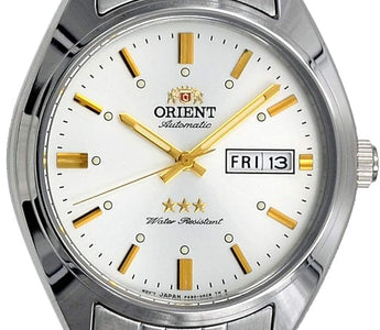 Orient Tristar Classic RA-AB0E10S silver dial automatic watch