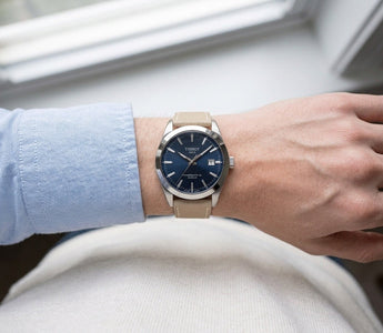 Tissot Gentleman on Cream Epsom Slim Strap