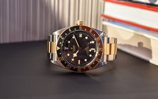 Tudor Black Bay GMT S&G Root Beer two-tone watch