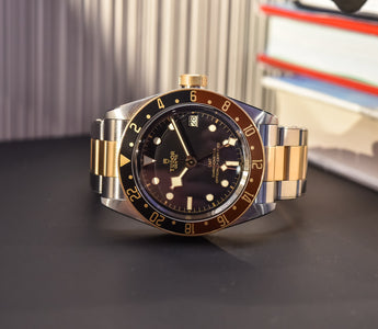 Tudor Black Bay GMT S&G Root Beer two-tone watch