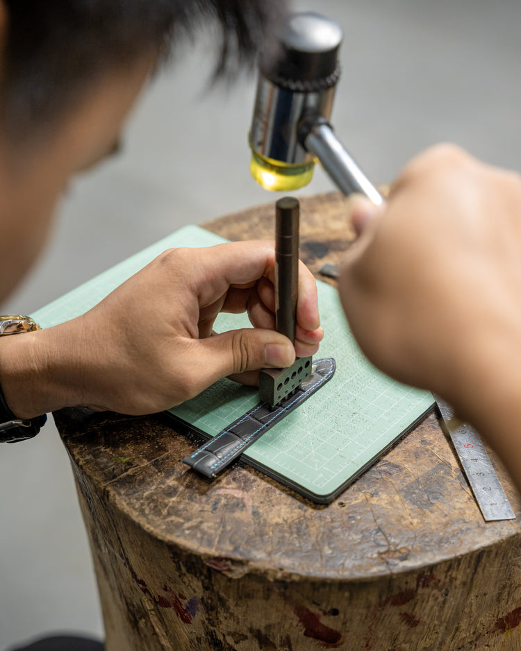 Punching Strap Holes