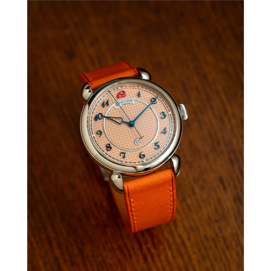 Overstock: Orange Buttero Slim Strap