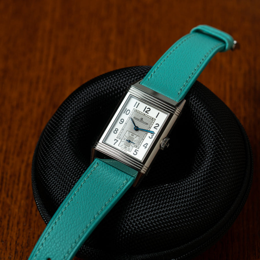 Overstock: Turquoise Chevre Slim Strap
