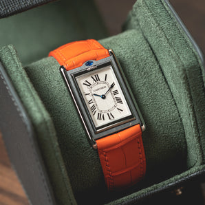 Matte Orange Alligator Signature Strap