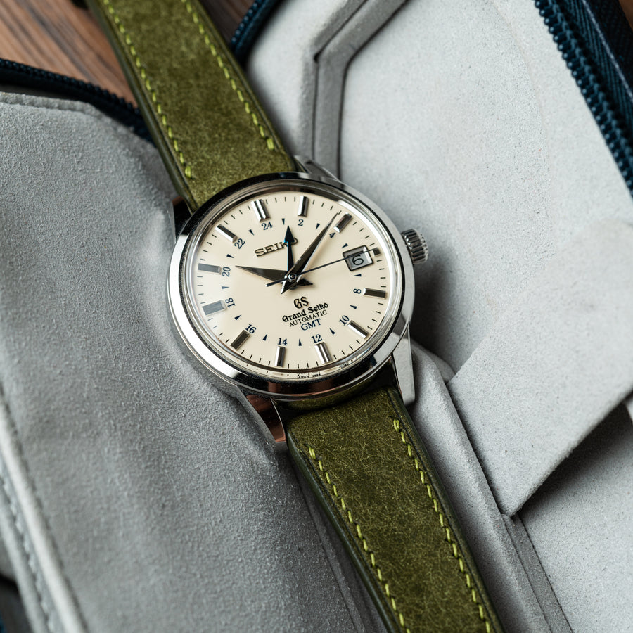 Overstock: Olive Green Pueblo Slim Strap