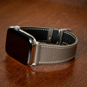 Tinware Grey Epsom Slim Apple Watch Strap