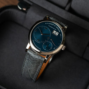 Dark Grey Ostrich Leg Signature Strap