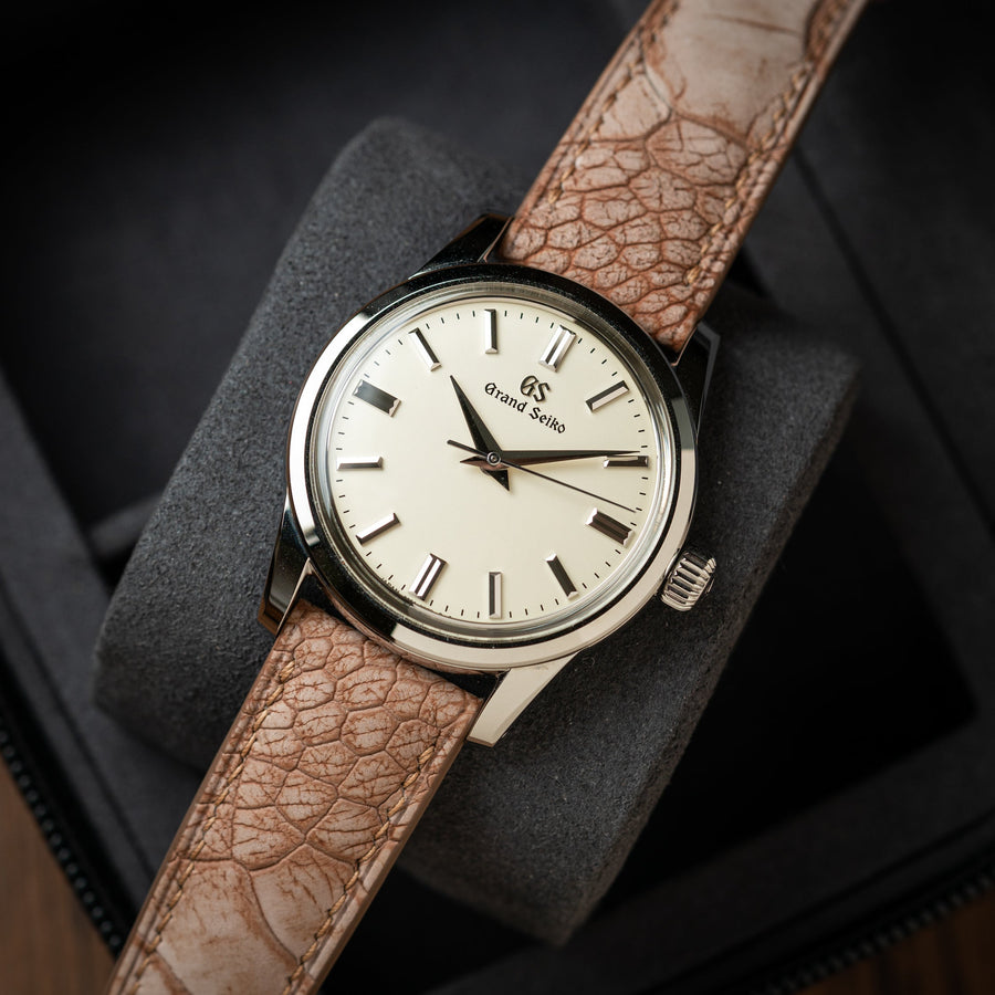 Overstock: Nubuck Kango Tabac Ostrich Leg Signature Strap