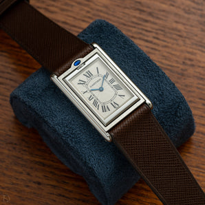 Dark Brown Saffiano Stitchless Strap