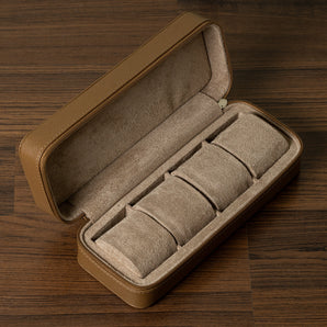 Zip Box (Four) - Brown/Light Brown