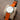 Orange Chevre Slim Strap