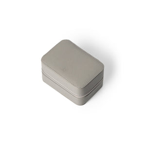 Zip Box (Two) - Light Grey/Turquoise