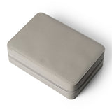 Delugs Zip Box (Eight) - Light Grey/Turquoise Watch Storage Case