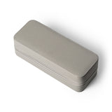 Delugs Zip Box (Four) - Light Grey/Turquoise Watch Storage Case