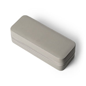 Zip Box (Four) - Light Grey/Turquoise