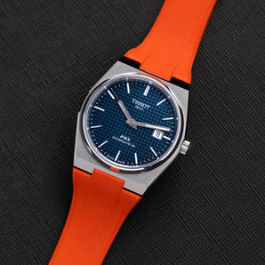 Orange Rubber Strap for Tissot PRX