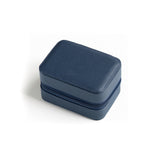 Delugs Zip Box (Two) - Navy/Orange Watch Storage Case