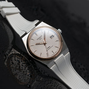 White Rubber Strap for Tissot PRX