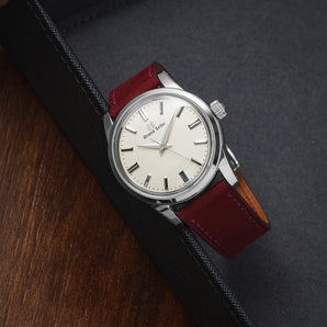 Overstock: Wine Red Nubuck Slim Strap