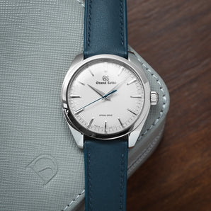 Navy Barenia Signature Strap