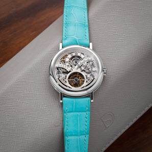 Matte Turquoise Alligator Signature Strap