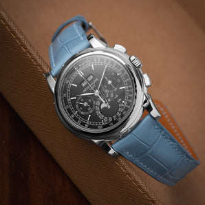 Matte Astral Blue Alligator Signature Strap