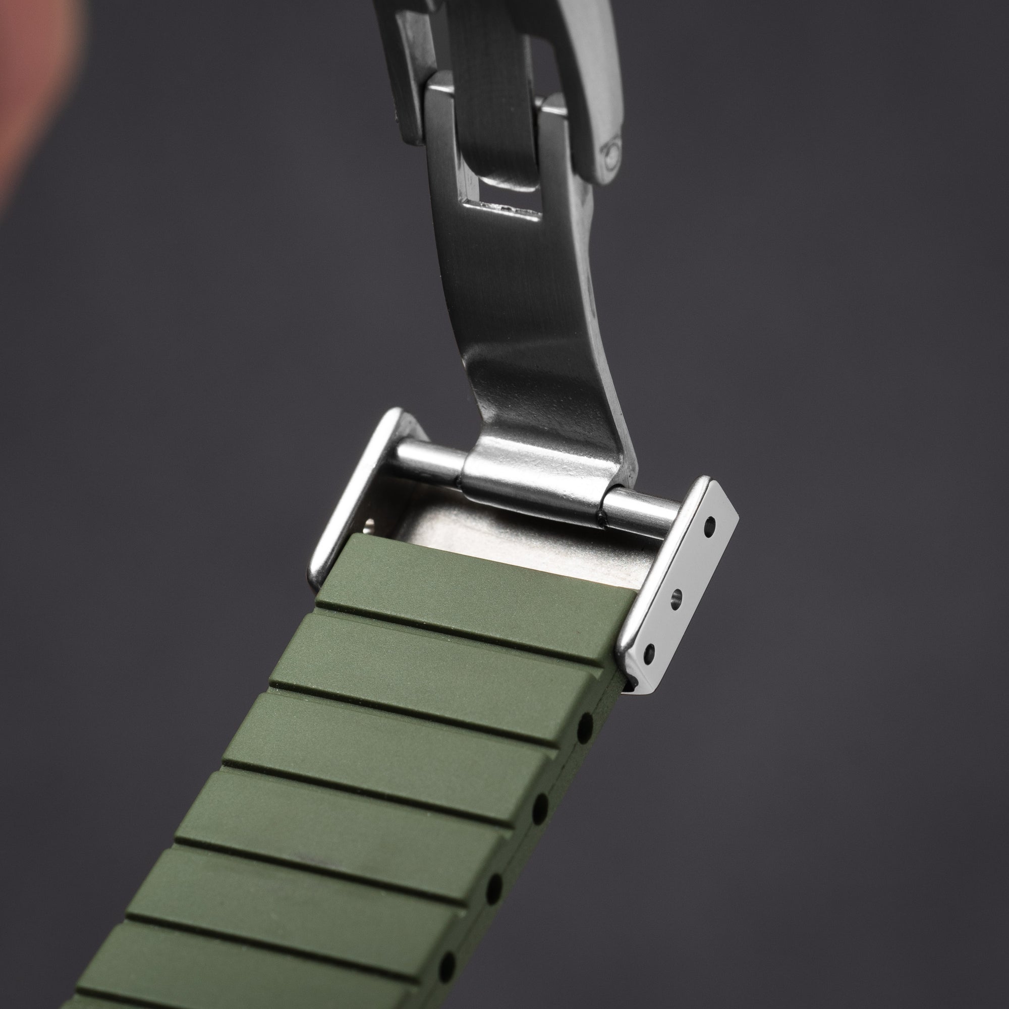 Emerald Green Tissot PRX CTS Rubber Strap - Delugs