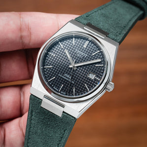 Green Alcantara Strap for Tissot PRX