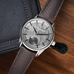 Dark Brown Rubberised Leather (Togo) Signature Strap