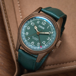 Hunter Green Rubberised Leather (Togo) Signature Strap