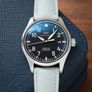 Light Grey Rubberised Leather (Togo) Signature Strap