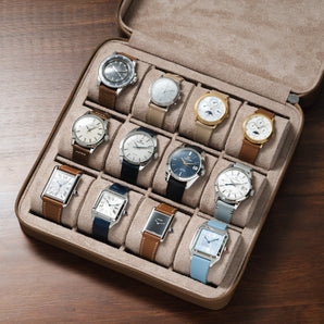 Zip Box (Twelve) - Brown/Light Brown