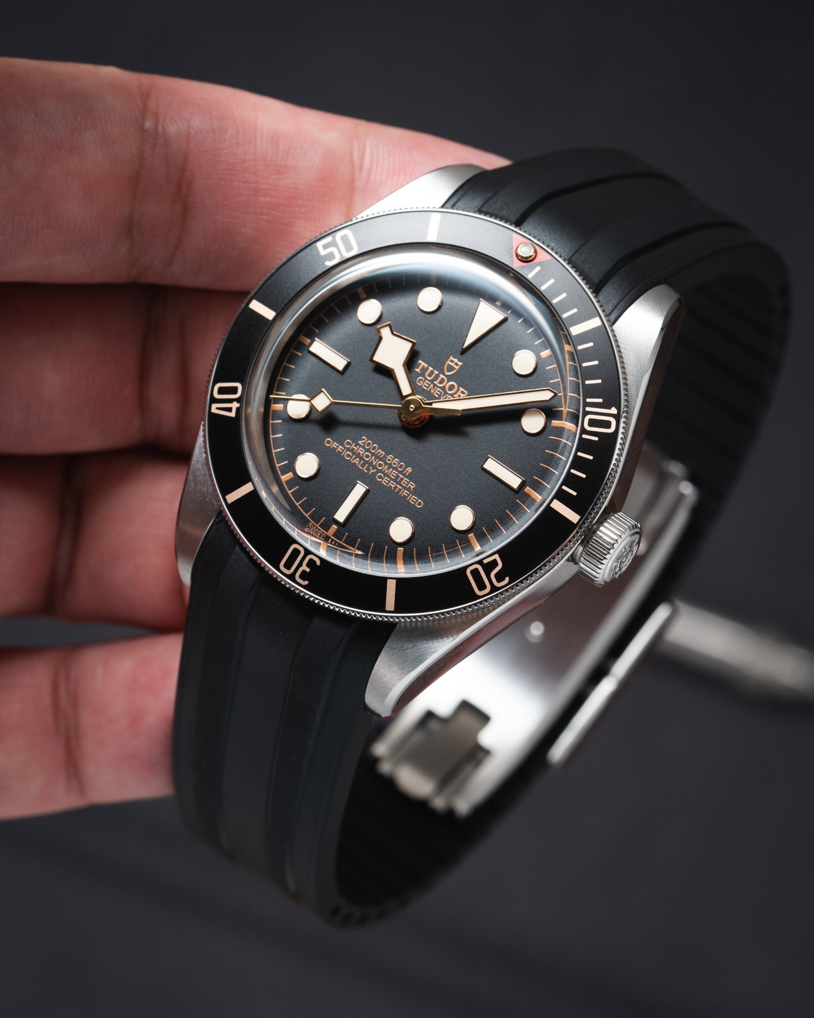 Tudor Bb58 Leather Strap For Tudor Black Bay 58 Brown Tudor Black