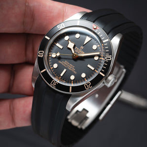 Black CTS Rubber Strap for Tudor BB58