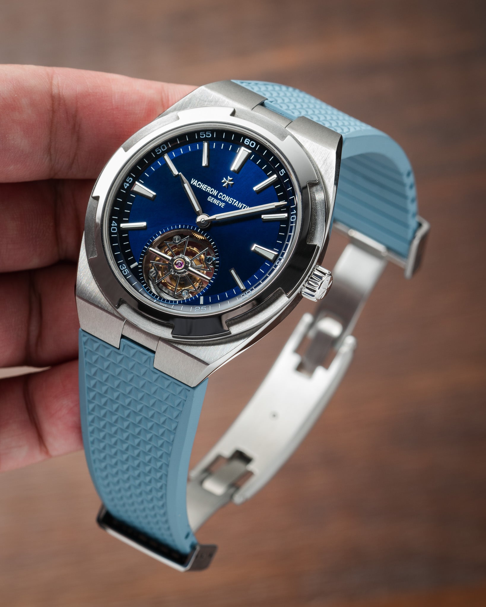 Vacheron Constantin Straps - Epi Sky Blue – Liger Straps