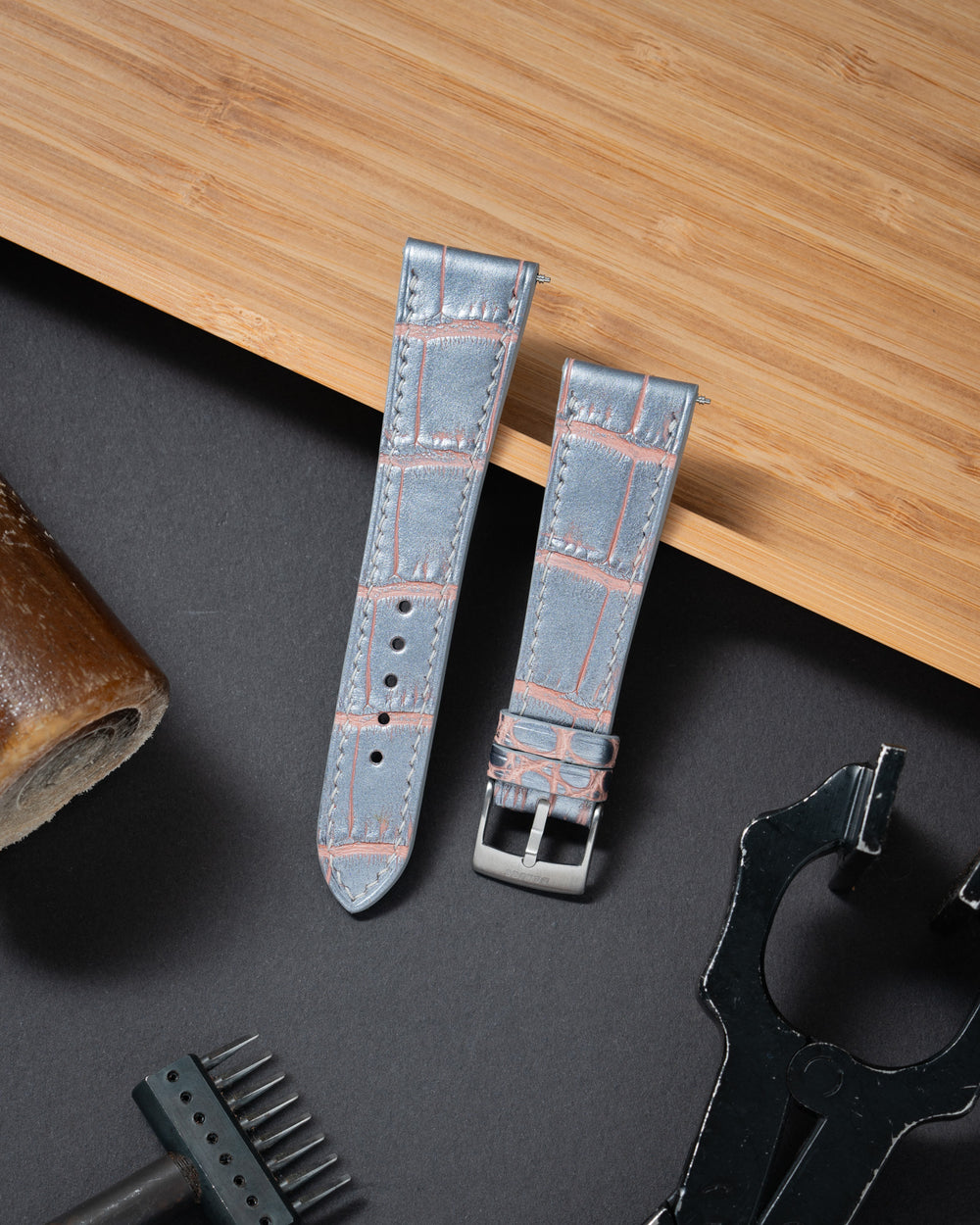 Custom watch strap detail