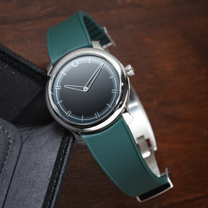 Emerald Green Curved Rubber CTS Strap