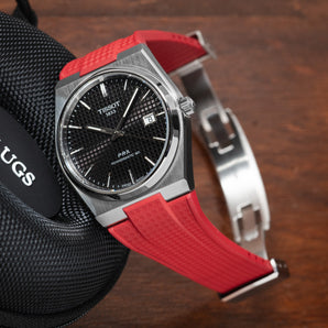 Red CTS Rubber Strap for Tissot PRX