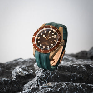 Emerald Green CTS Rubber Strap for Tudor BB58