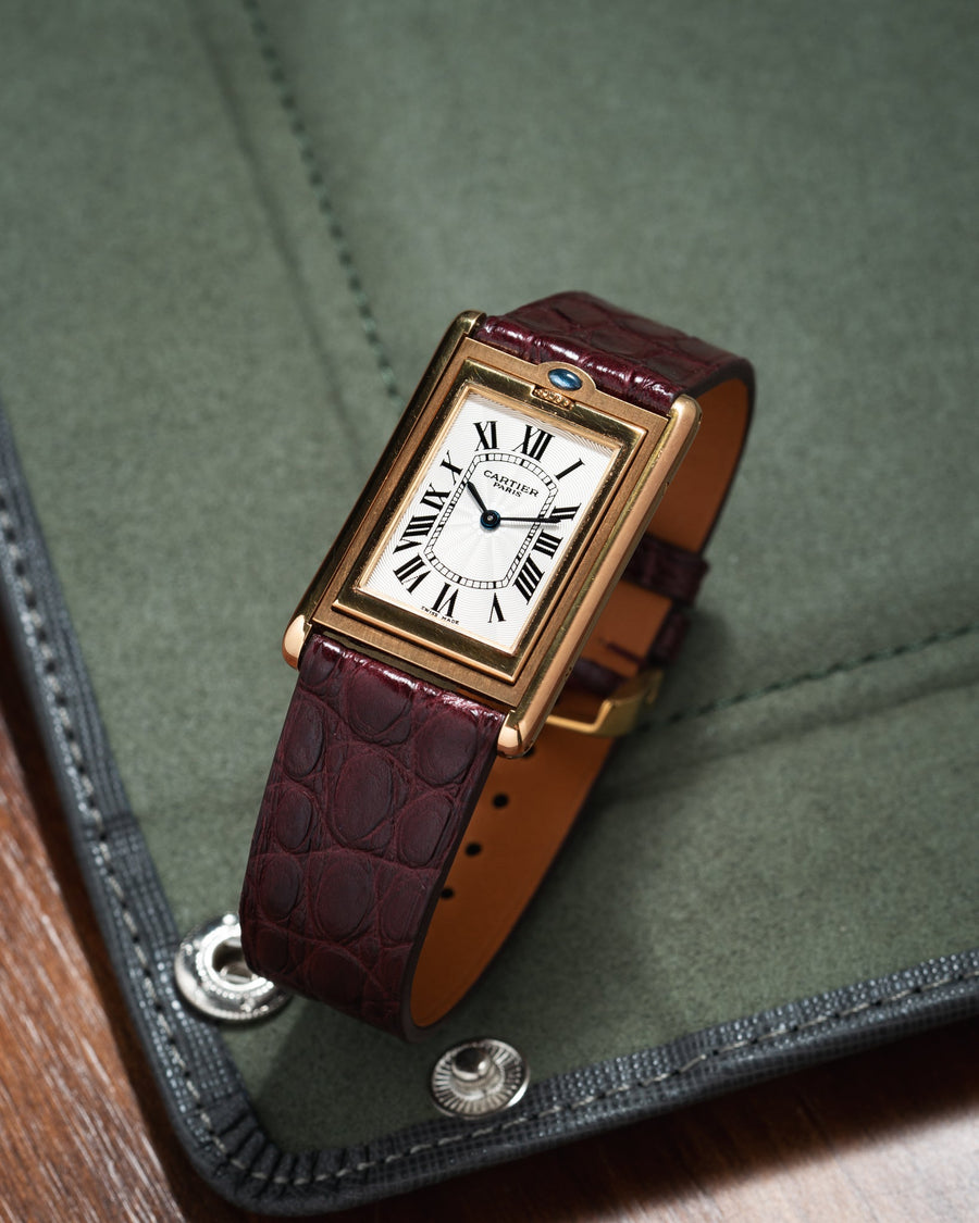 Matte Mahogany Alligator Flank Stitchless Strap