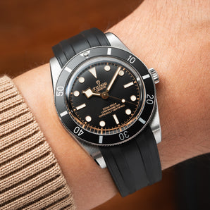 Black CTS Rubber Strap for Tudor BB54