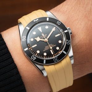 Gold CTS Rubber Strap for Tudor BB54