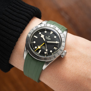 Olive Green CTS Rubber Strap for Tudor BB Pro
