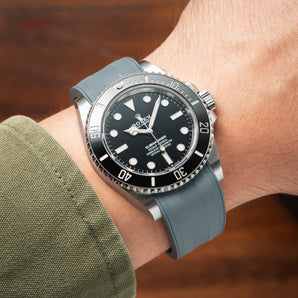 Grey CTS Rubber Strap for Rolex Submariner 41mm