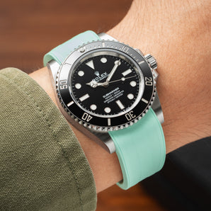 Mint Green CTS Rubber Strap for Rolex Submariner 41mm