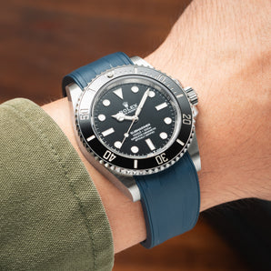 Navy CTS Rubber Strap for Rolex Submariner 41mm