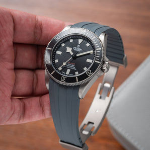 Grey CTS Rubber Strap for Tudor Pelagos 39