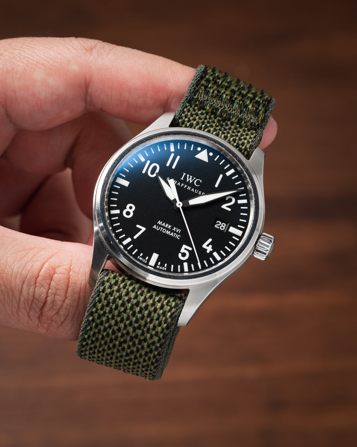 Delcro Woodland Tri-Weave - Fabric Watch Strap | Delugs